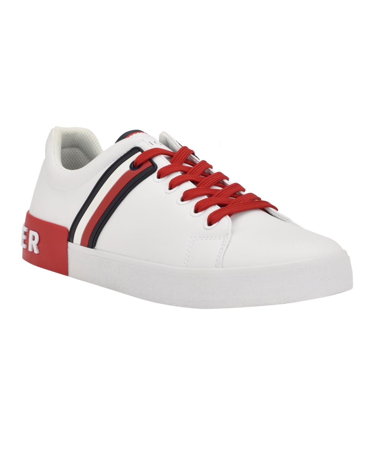 Tommy Hilfiger Mens Ramus Stripe Lace-Up Sneakers Product Image