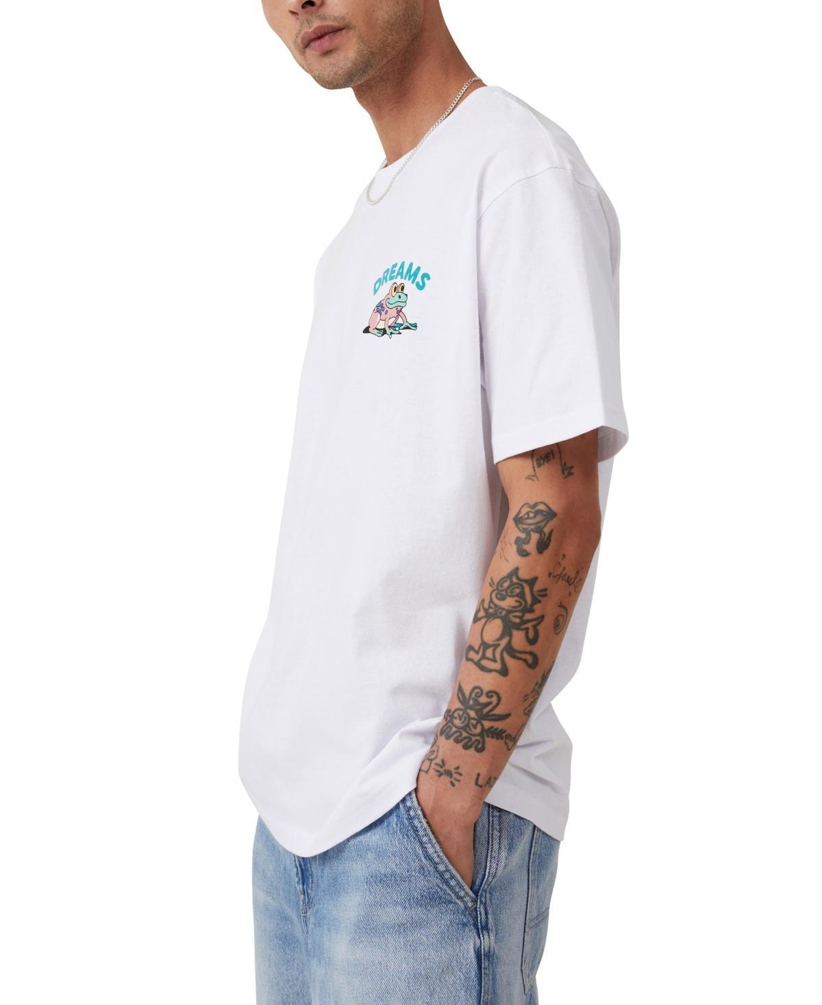 Cotton On Mens Dabsmyla Loose Fit T-Shirt - Dab Vintage White Product Image