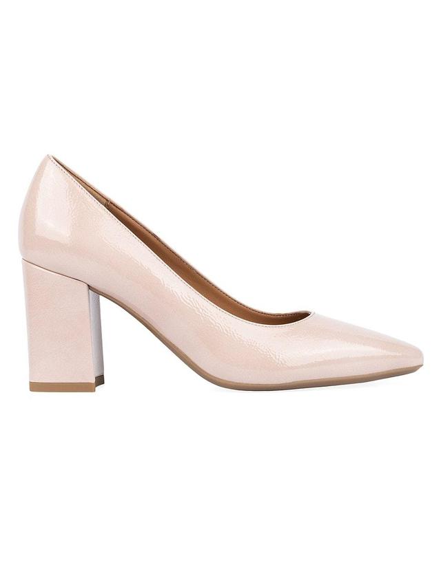 Aquatalia Peony Naplak Pump (Nude) Women's Shoes Product Image