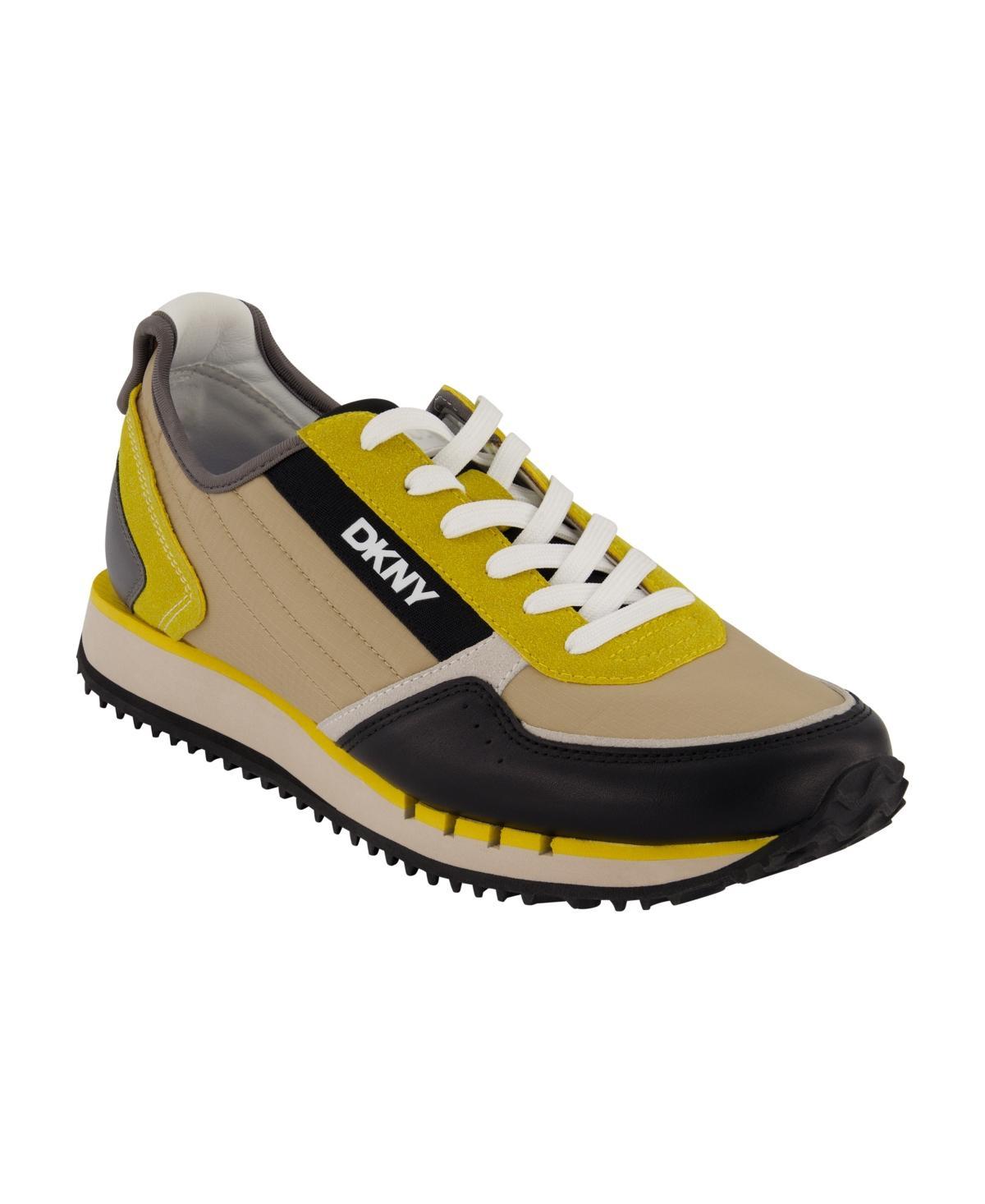 Dkny Mens Mixed Media Runner Sneakers Product Image