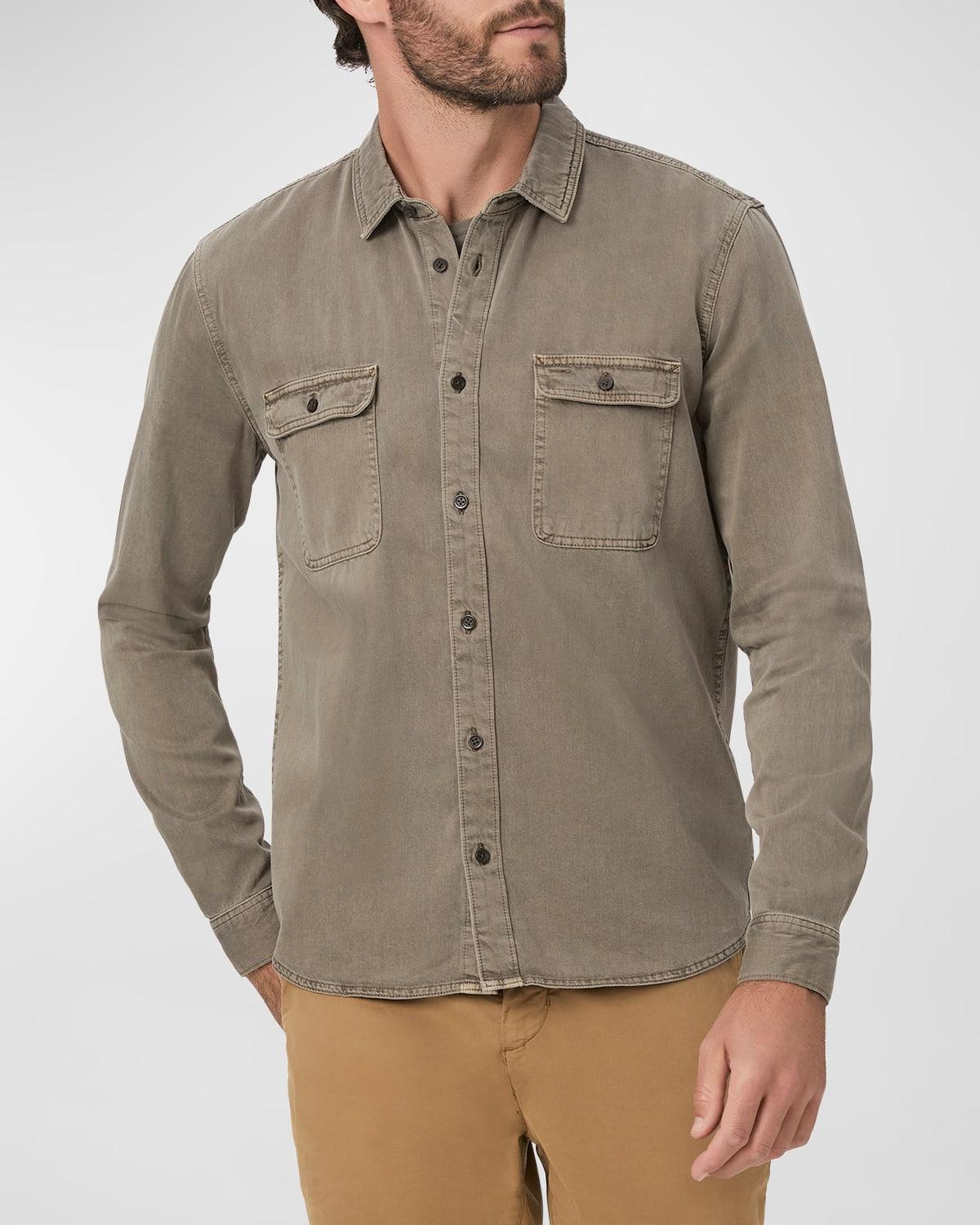 Mens Martin Sueded Twill Button-Down Shirt Product Image