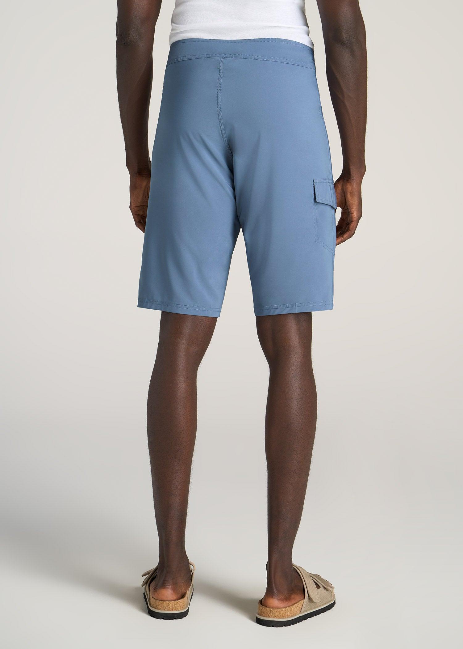 Tall Board Shorts for Men in Chambray Male Product Image