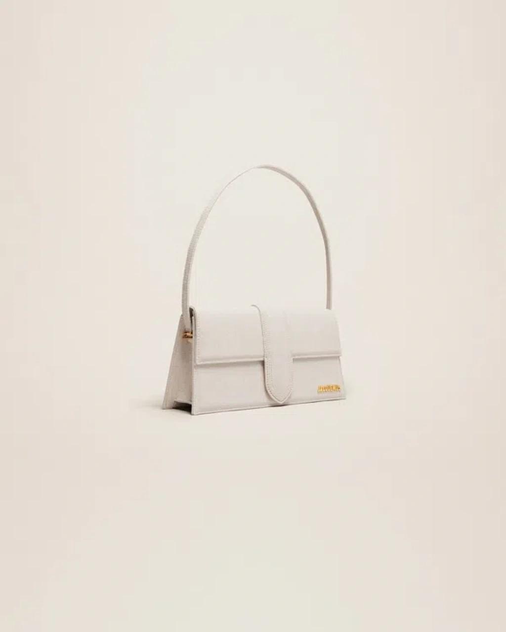 JACQUEMUS Chic Long Mini Shopping Tote In Lghtgreige Product Image