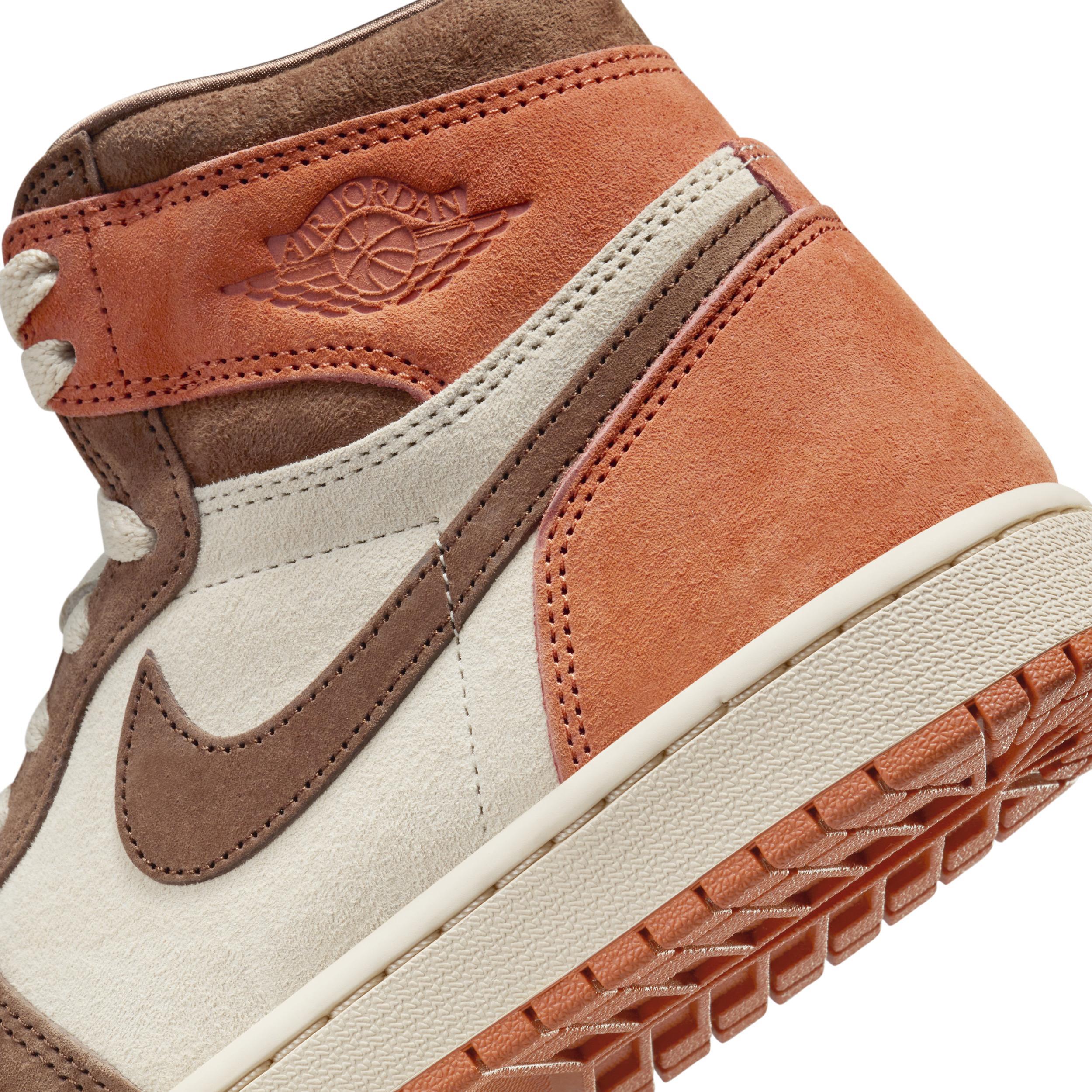 Jordan Womens Retro 1 High OG - Shoes Clay/Brown Product Image