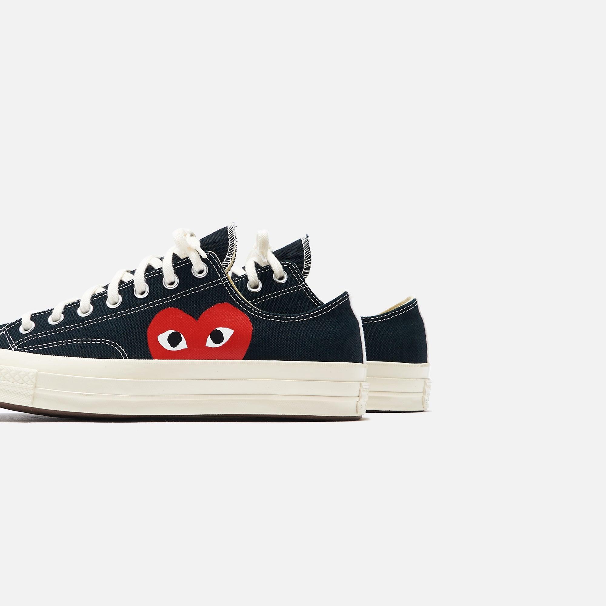 Converse x Comme des Garçons CDG Play Chuck Taylor Low - Black  Product Image