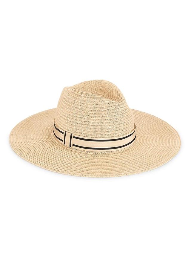 Womens Emmanuelle Packable Wide-Brim Fedora Product Image