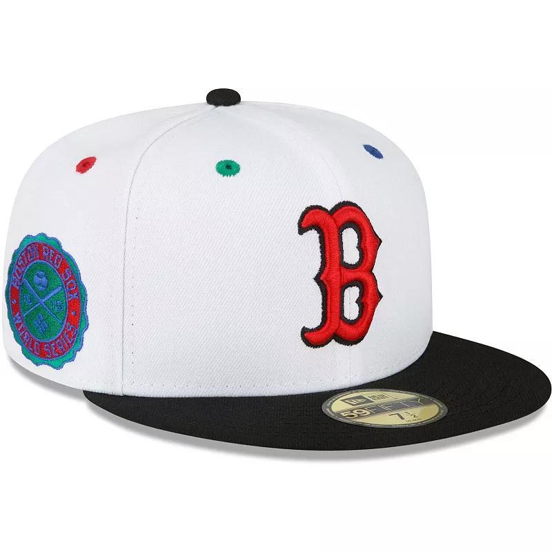 Mens New Era /Black Boston Red Sox 1915 World Series Primary Eye 59FIFTY Fitted Hat Product Image