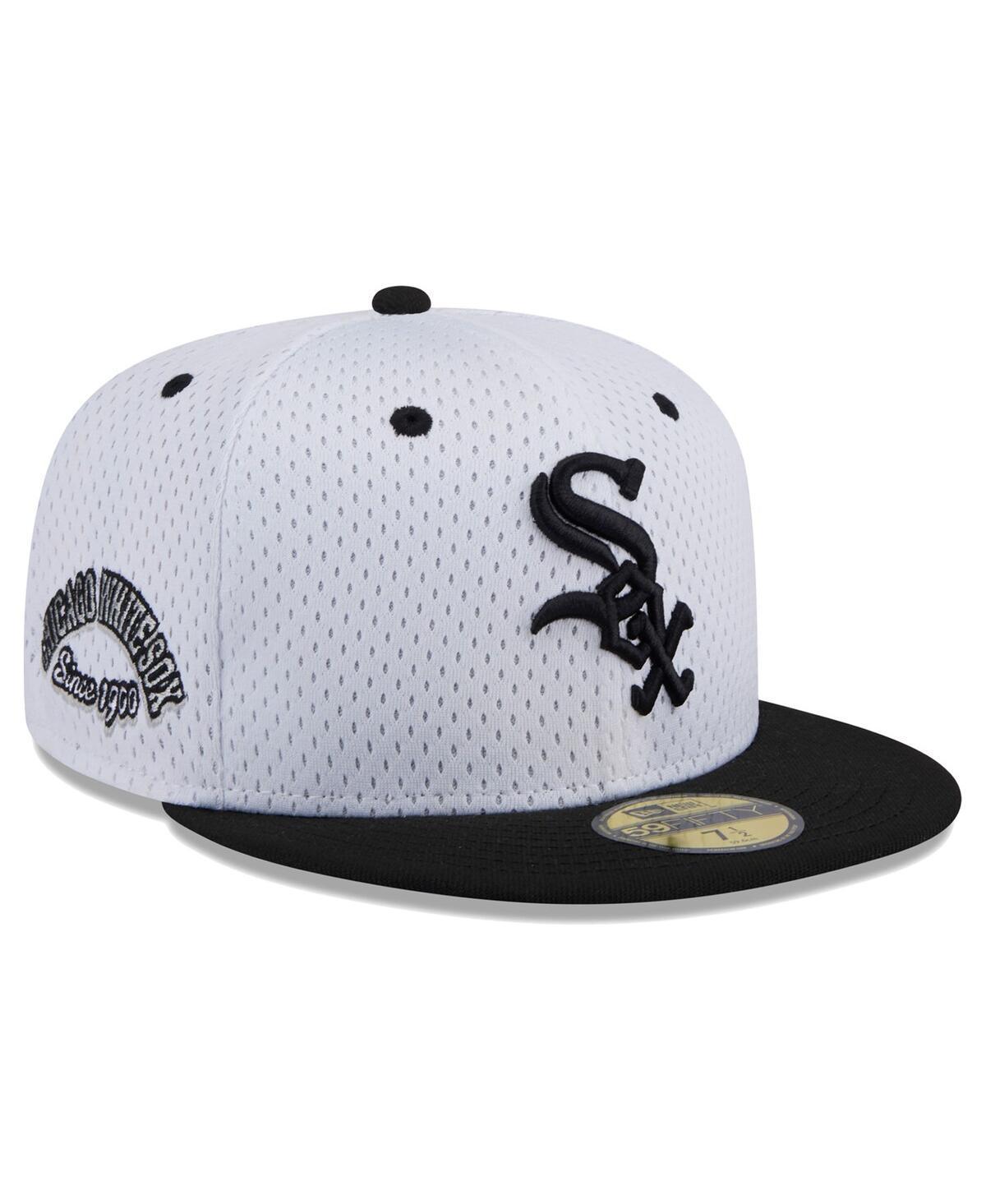 Mens New Era Chicago Sox Throwback Mesh 59FIFTY Fitted Hat Product Image