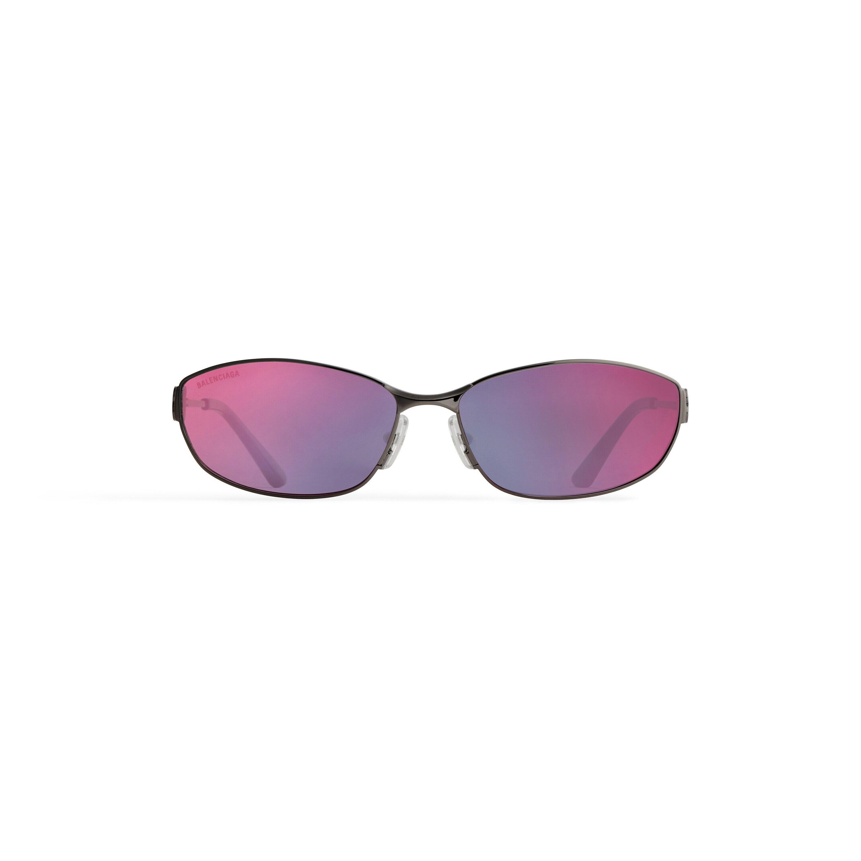 Mercury Oval Sunglasses  in Dark Silver Product Image