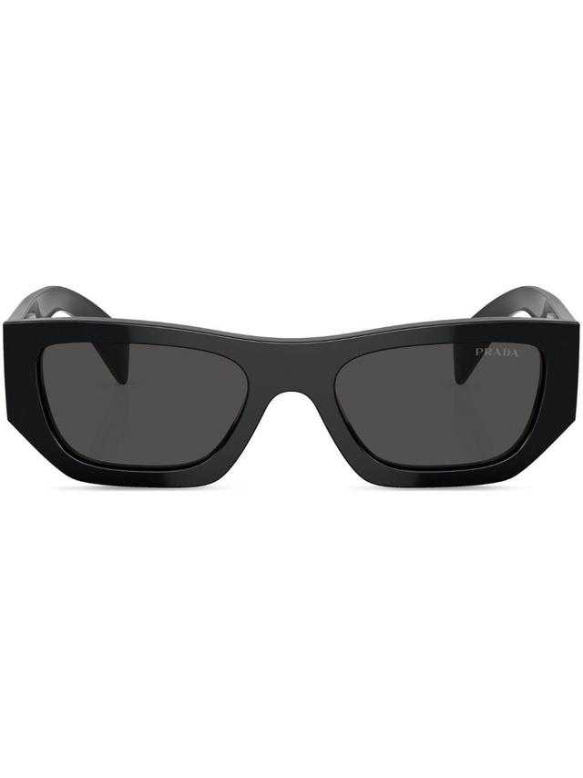 Geometrische Sonnenbrille In Black Product Image