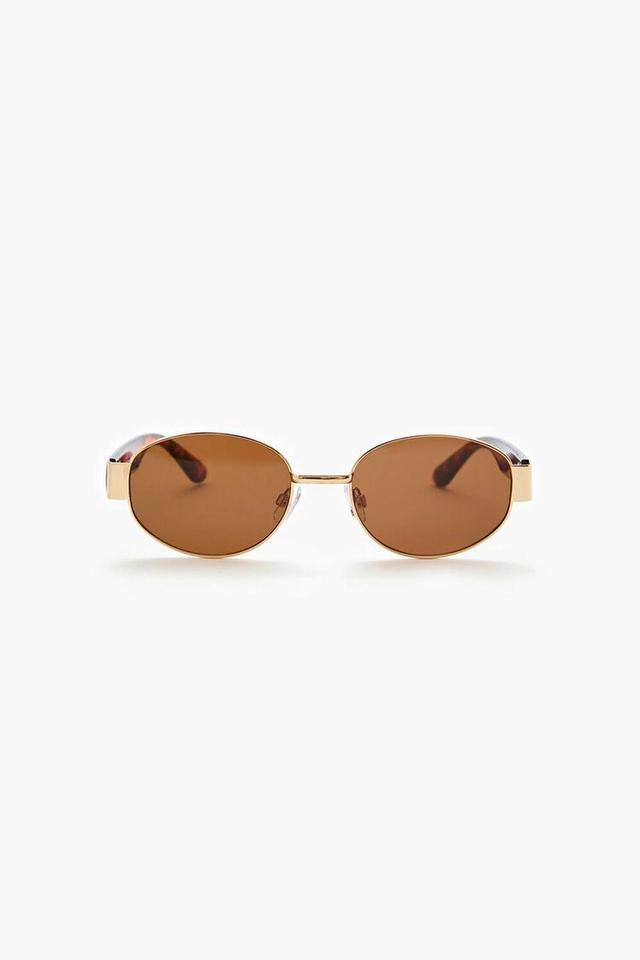 Tortoiseshell Oval Sunglasses | Forever 21 Product Image