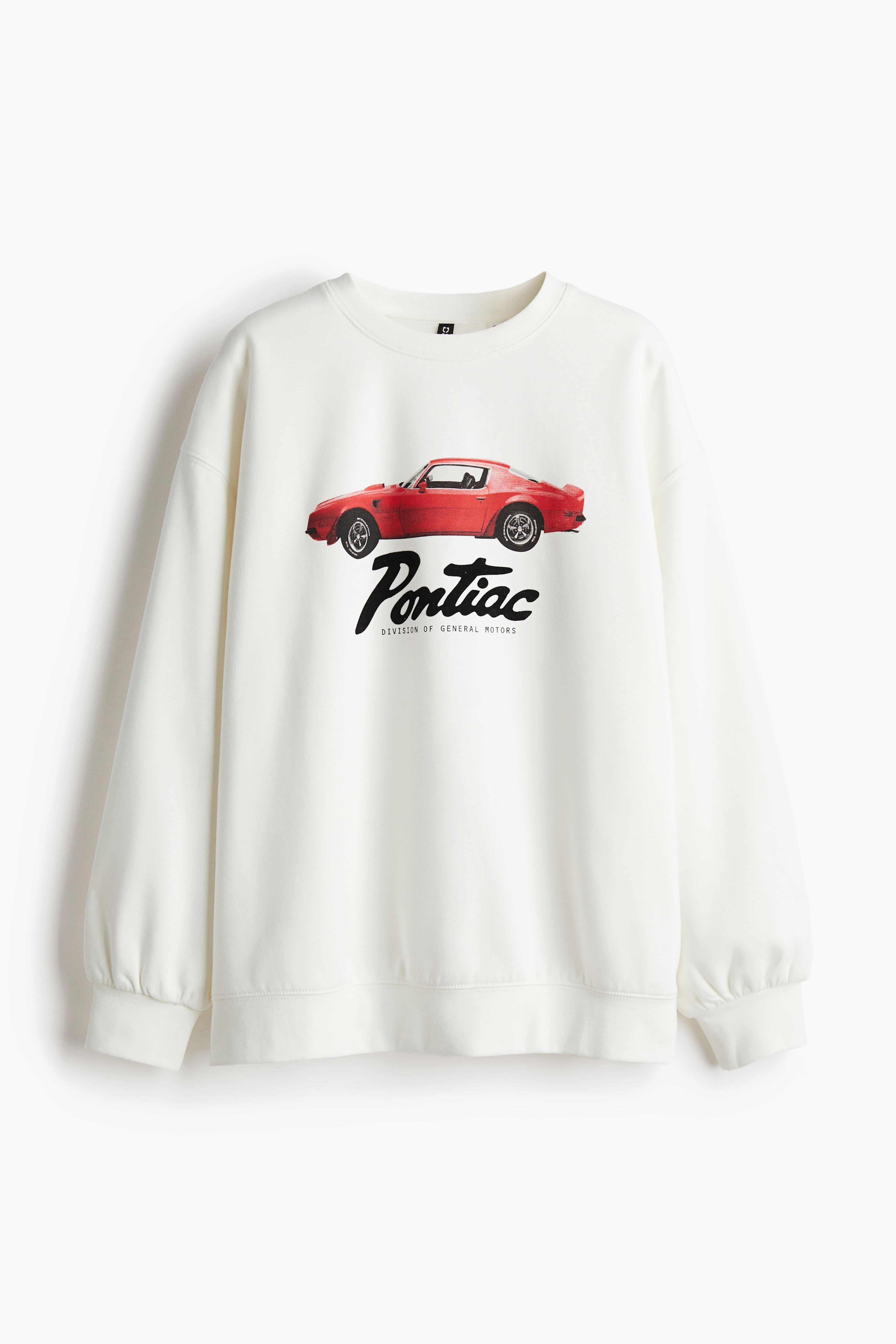 Oversized Printed Sweatshirt Product Image