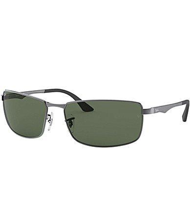 Ray-Ban 61mm Rectangle Wrap Sunglasses Product Image