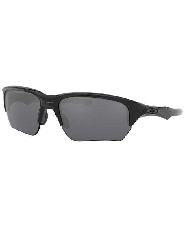 Oakley Unisex Rectangle Sunglasses, OO9363 64 Flak Beta - Polished Black Product Image