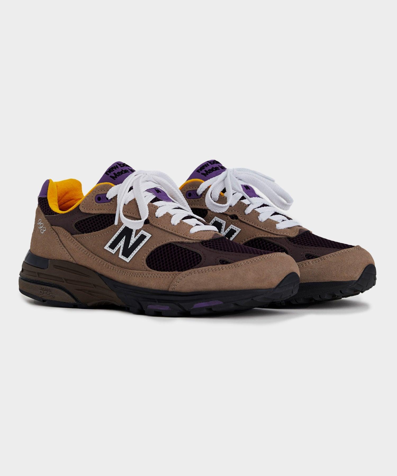 New Balance 993 Made in USA Mushroom Midnight Violet Product Image