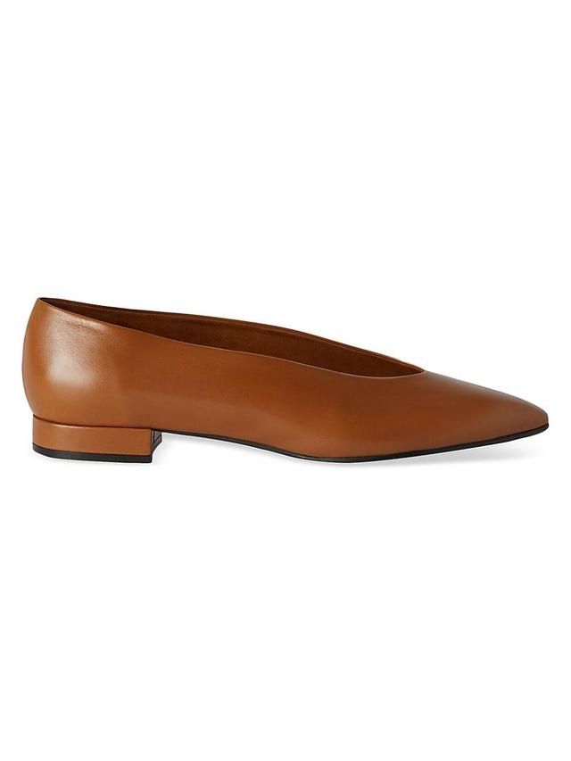 Womens Rebecca Leather Ballet Flats Product Image