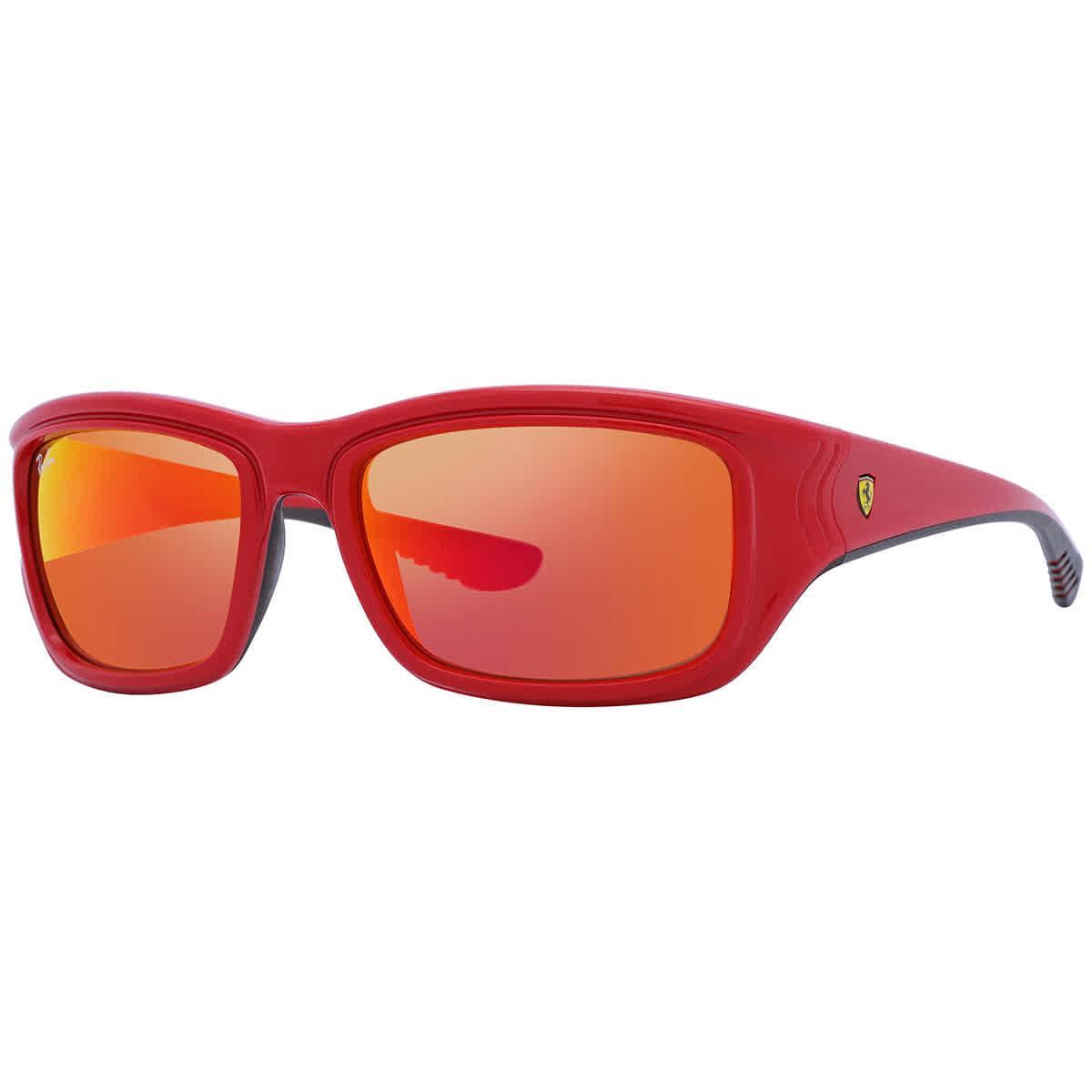 Ray-Ban 59mm Mirrored Square Sunglasses Product Image