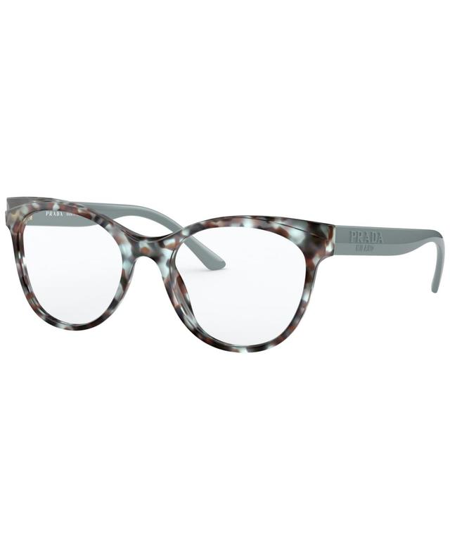 Prada Womens Eyeglasses, Pr 05WV - Blue, Brown Product Image