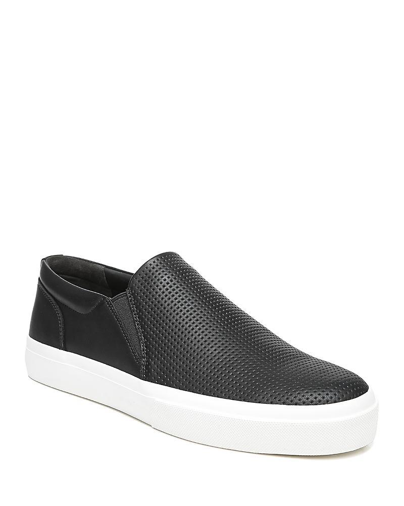 Mens Fletcher Perforated Leather Slip-On Sneakers Product Image