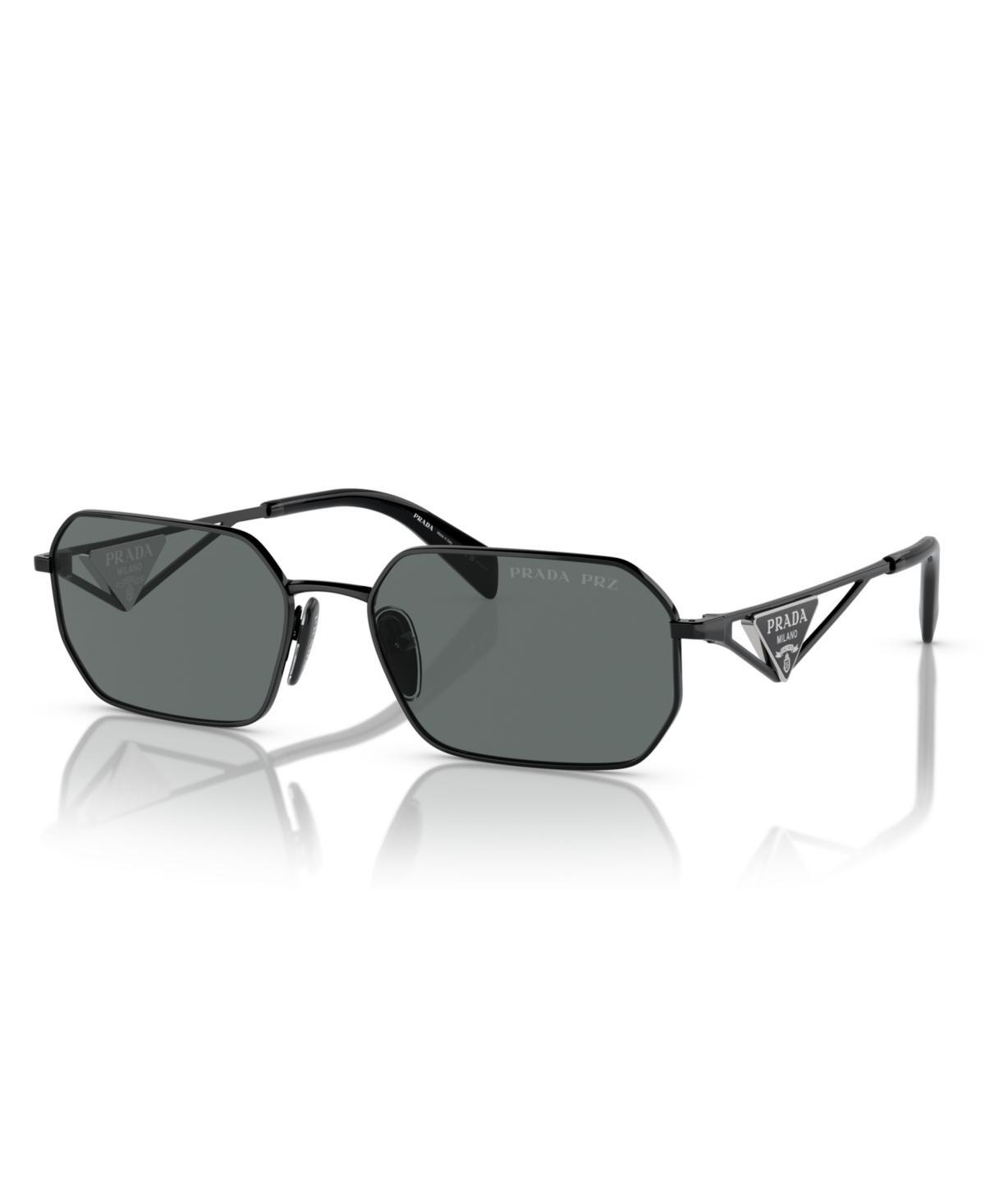 Prada 58mm Polarized Rectangular Sunglasses Product Image