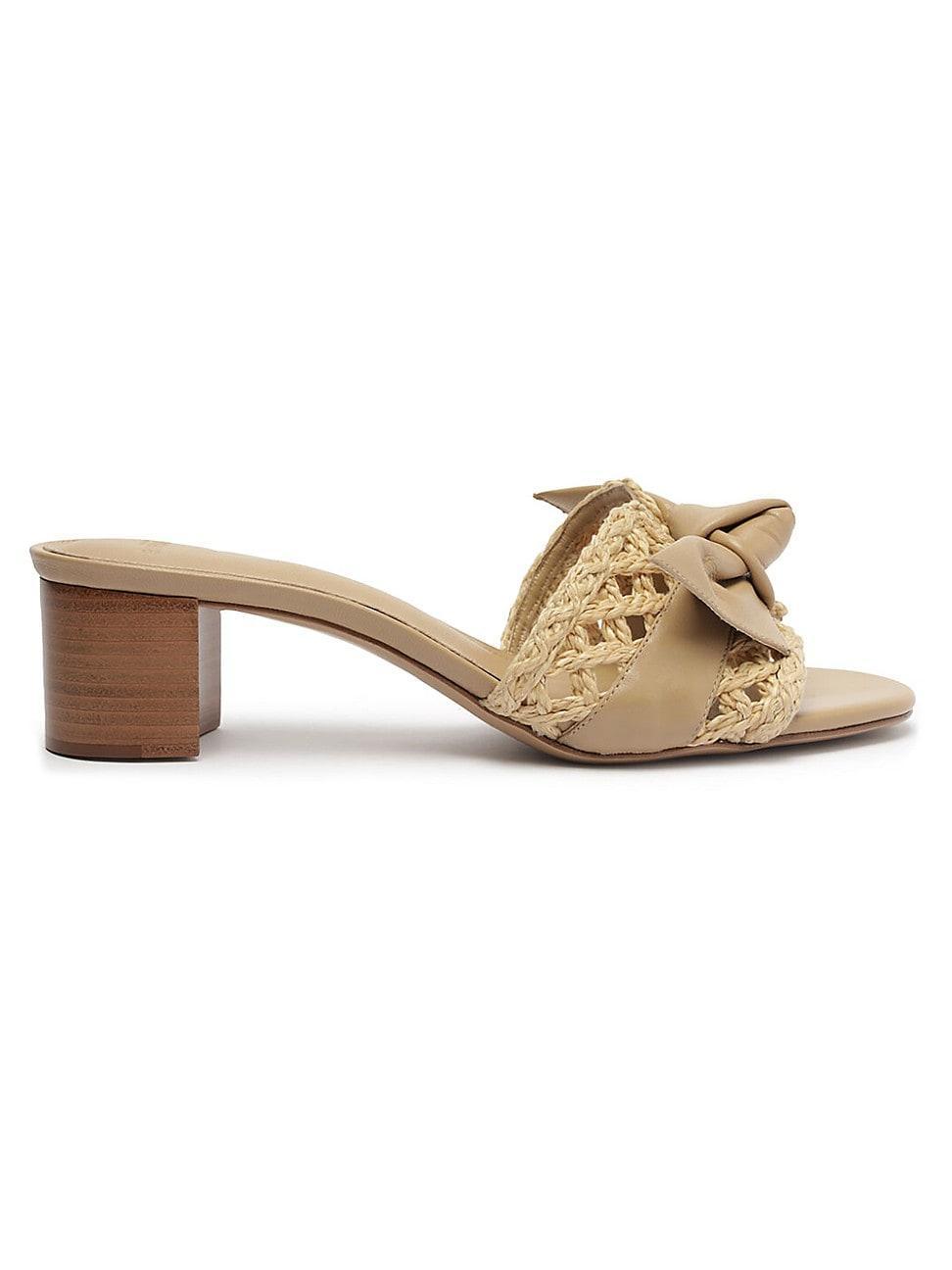 Womens Maxi Clarita 45MM Raffia Sandals Product Image