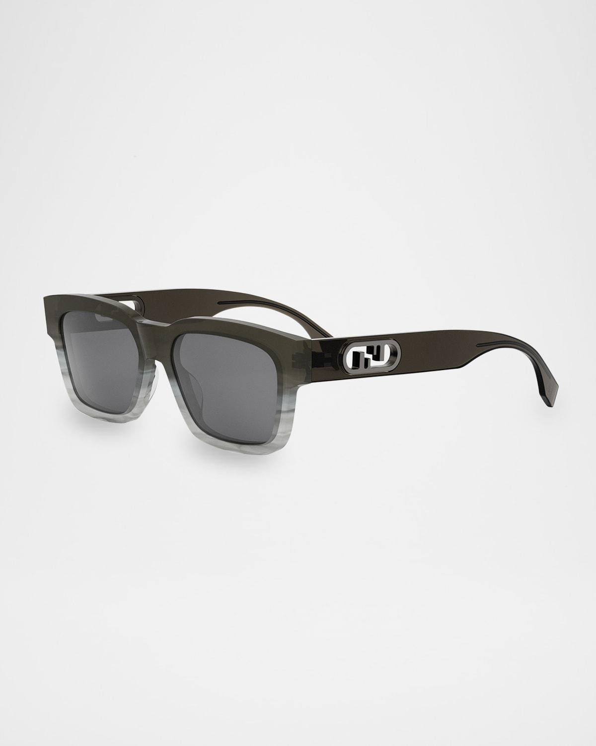 Fendi OLock Rectangular Sunglasses, 53mm Product Image