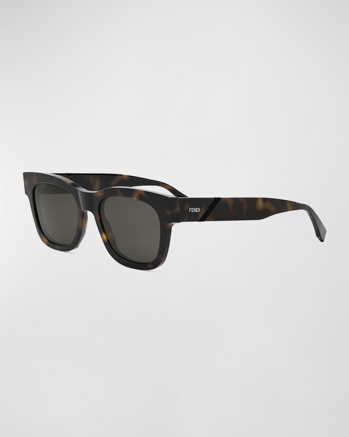 Mens Square Acetate Sunglasses Product Image