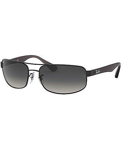 Ray-Ban Mens 0RB3445 61mm Rectangle Sunglasses Product Image