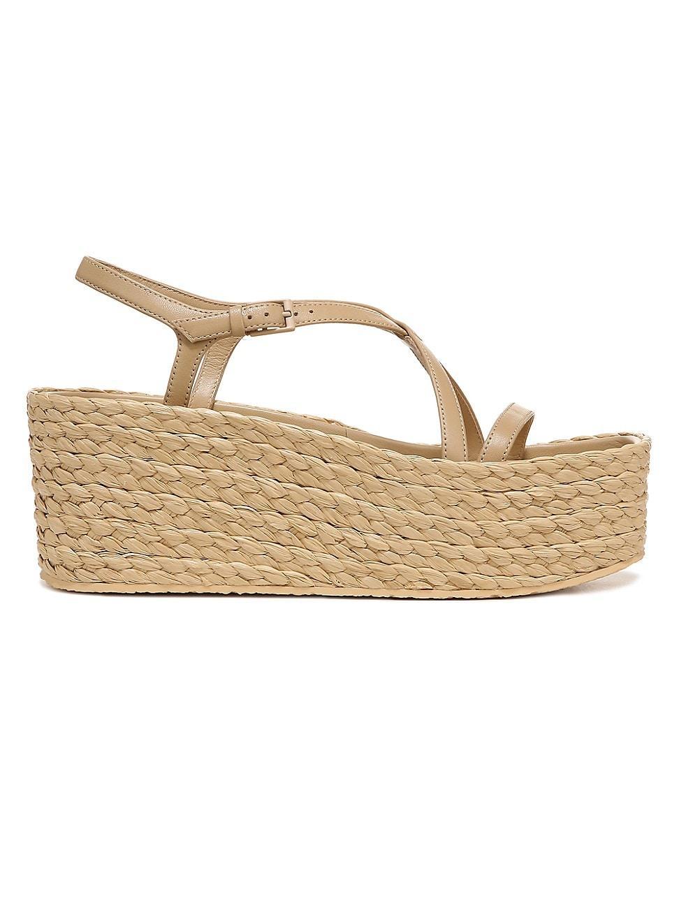 Vince Maxine Raffia Platform Strappy Sandal Product Image