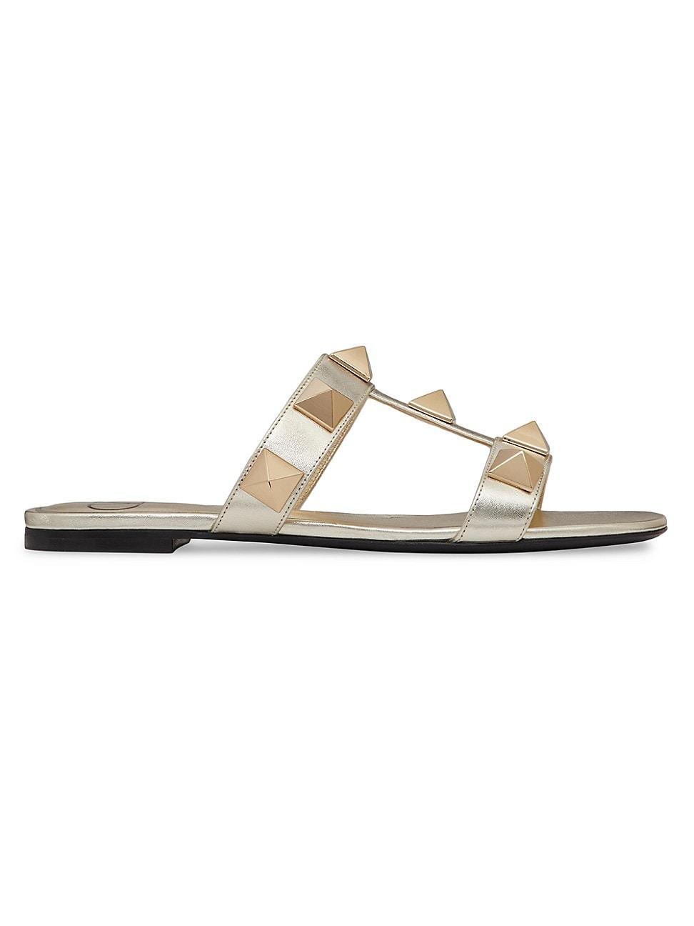 Valentino Garavani Roman Stud Slide Sandal Product Image