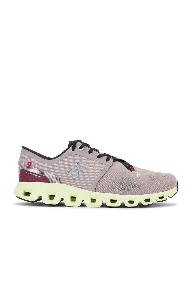 On Mens Cloud X - Running Shoes Grey/Brown Product Image