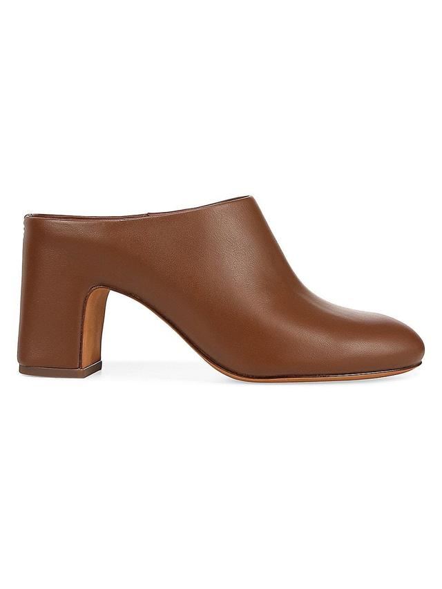 Womens Tala 70MM Leather Mules Product Image