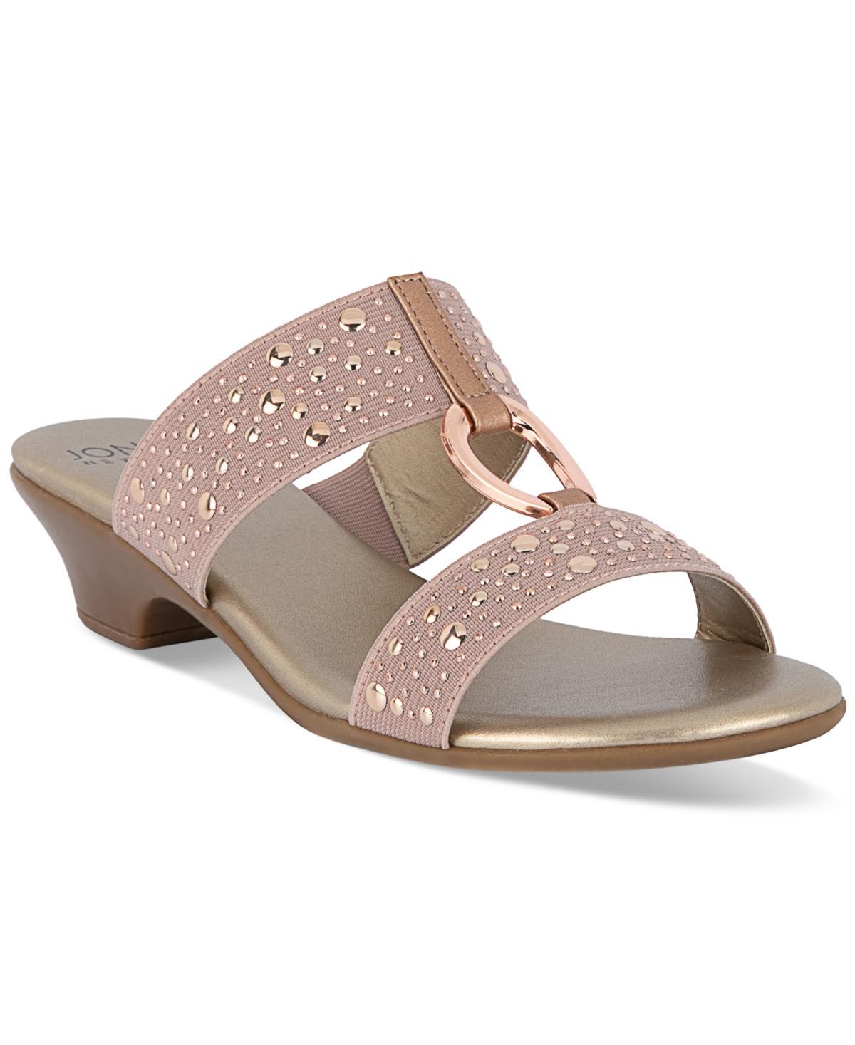 Jones New York Womens Eanna Ornamented Double Band Dress Sandals Product Image