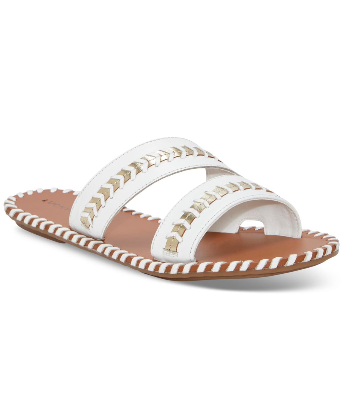 Lucky Brand Womens Zanora Double Band Flat Sandals Product Image