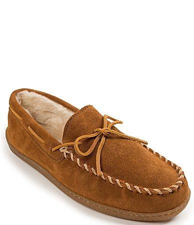 Mens Minnetonka Pile Lined Hardsole Slipper Product Image