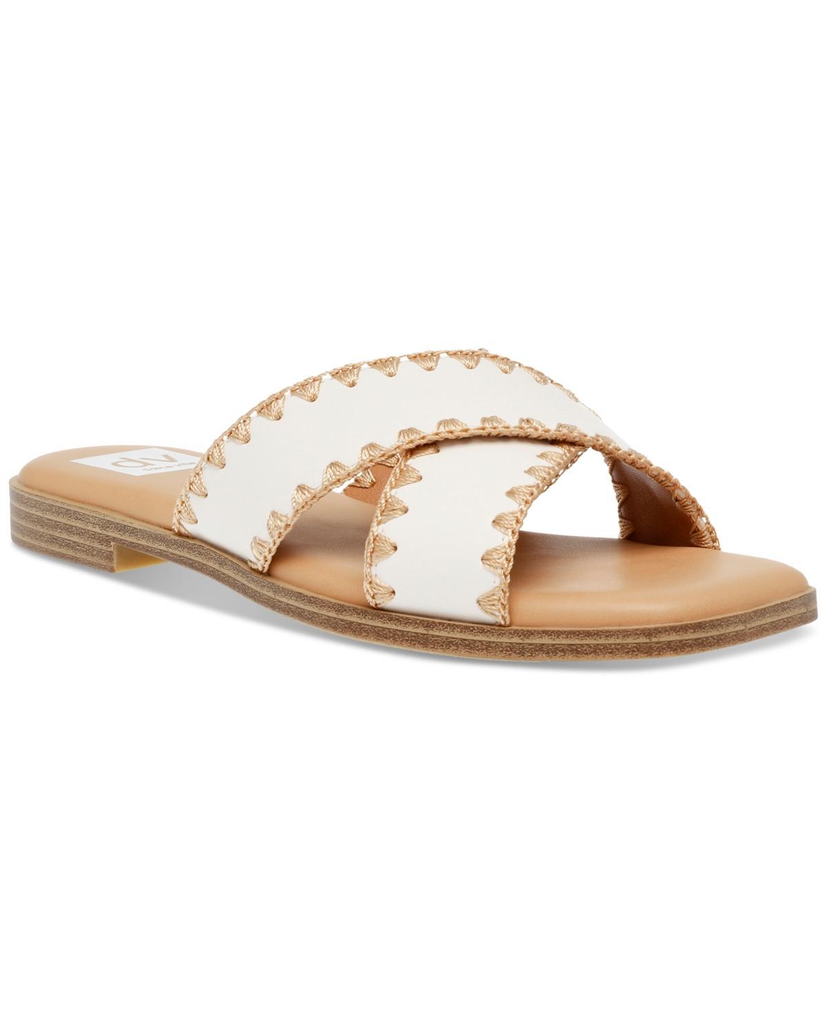 Dv Dolce Vita Womens Miguel Crisscross Flat Slide Sandals Product Image