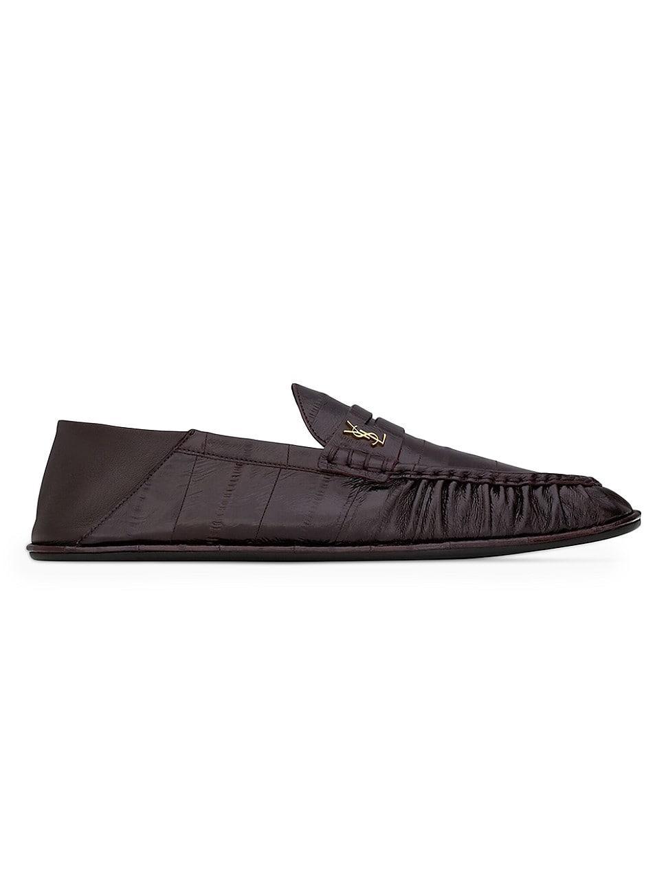 Mens Le Loafer Penny Slippers in Eel Product Image