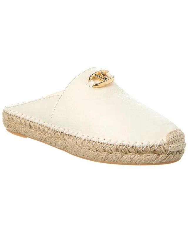 VALENTINO GARAVANI Vlogo Moon Mule In White Product Image