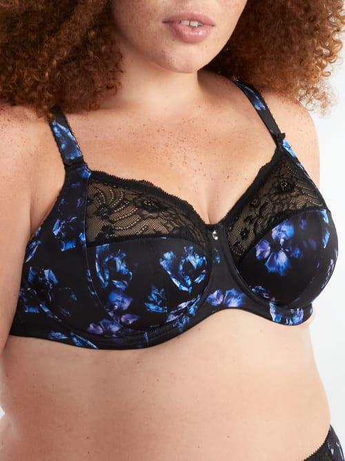 elomi Morgan Underwire Full Cup Bra with Stretch Lace (Sunset Meadow) Women's Bra Product Image