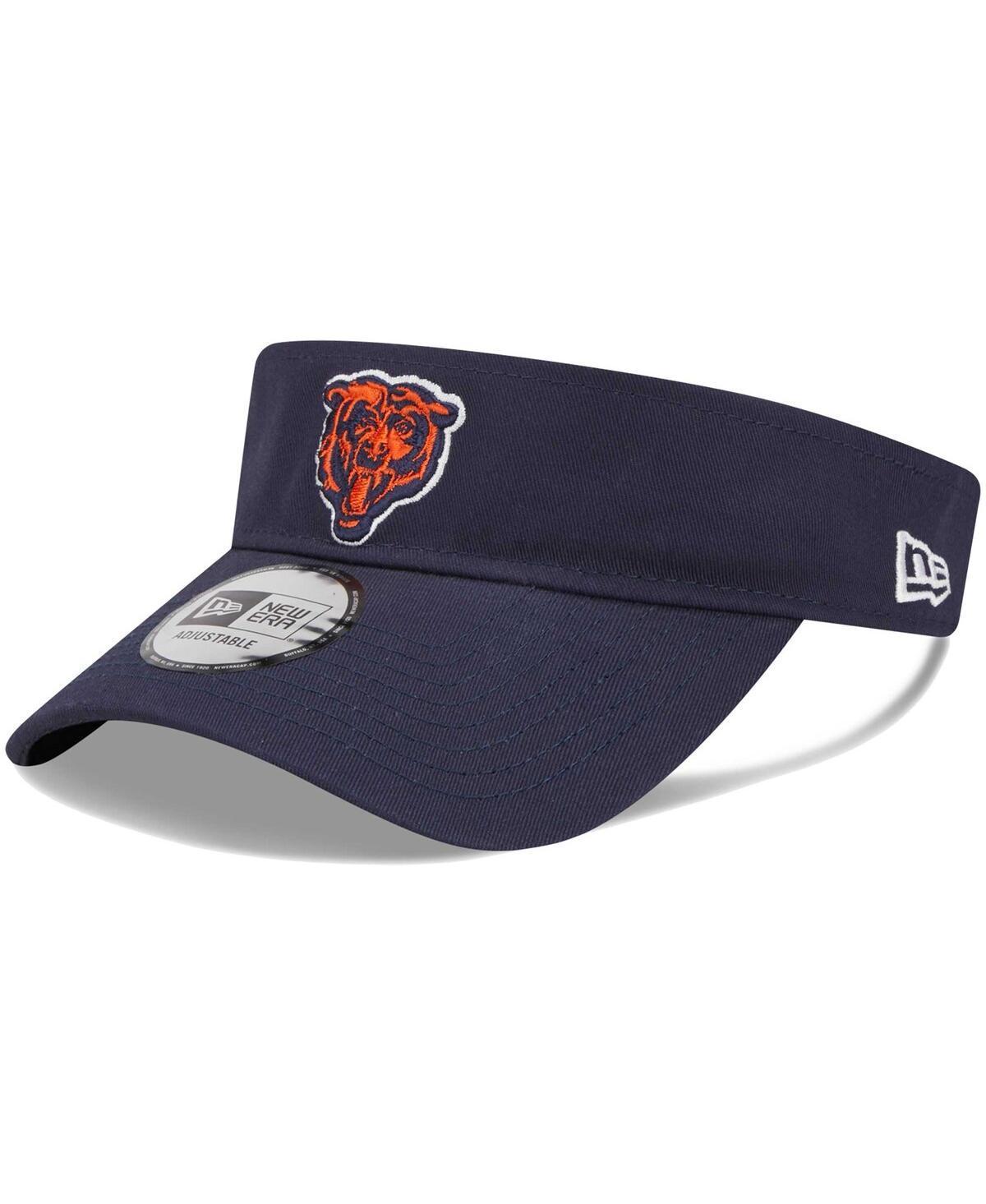 Mens New Era Navy Chicago Bears Main Adjustable Visor Product Image