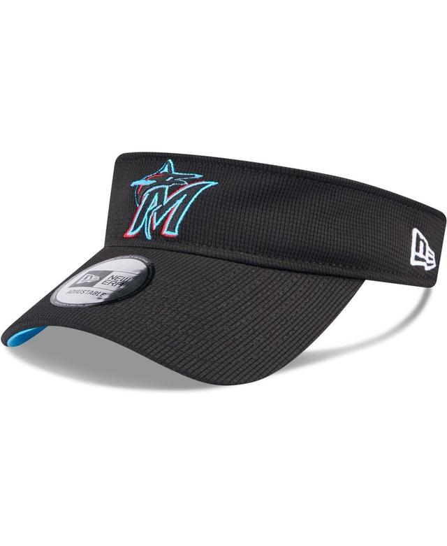 Mens New Era Miami Marlins Gameday Team Adjustable Visor Product Image