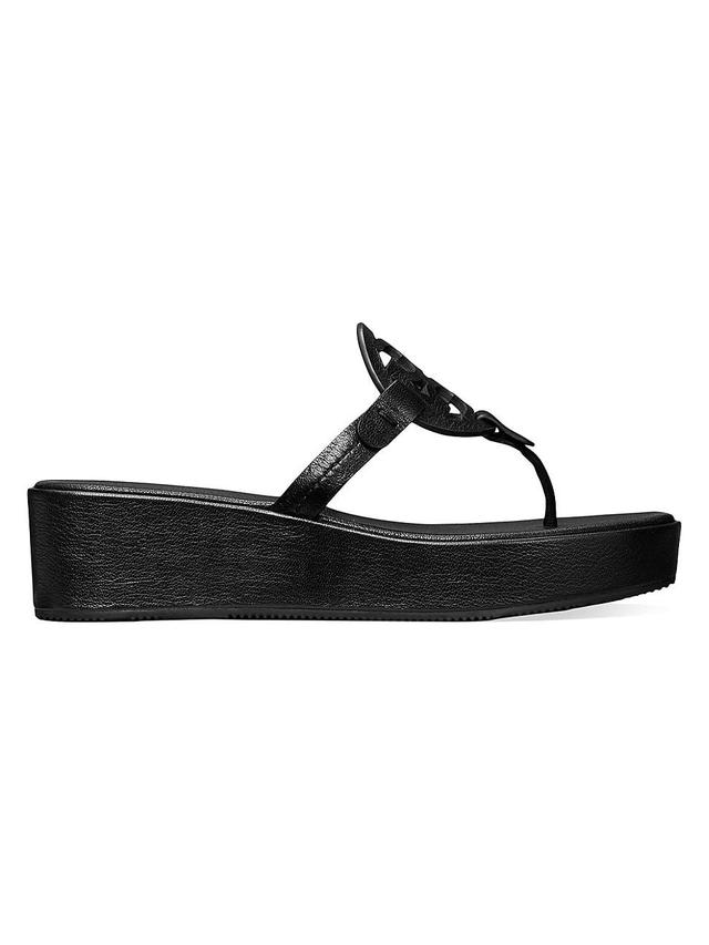 Womens Miller Leather Wedge Sandals Product Image