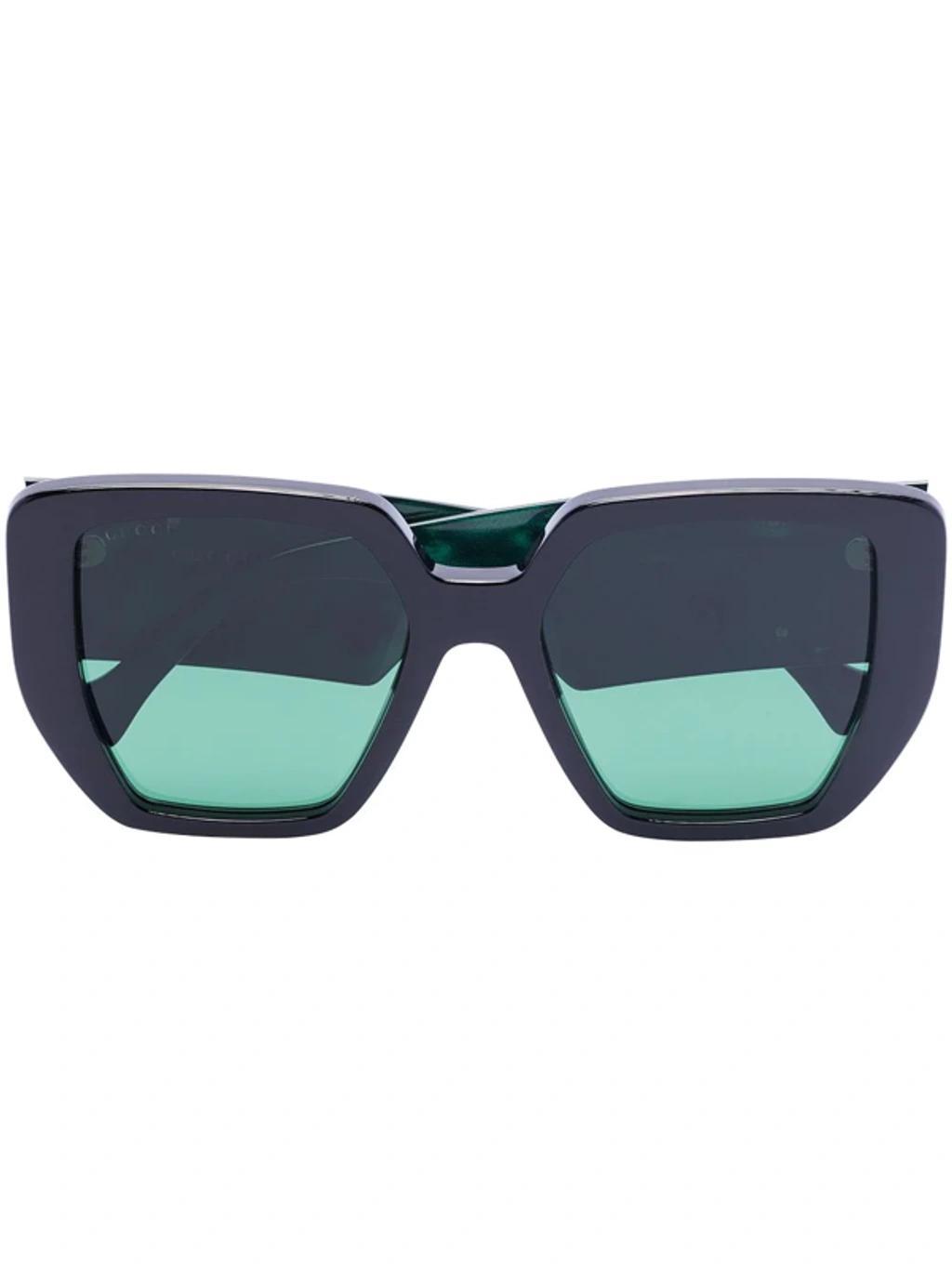 Oversized Square Frame Sunglasses In Black product image