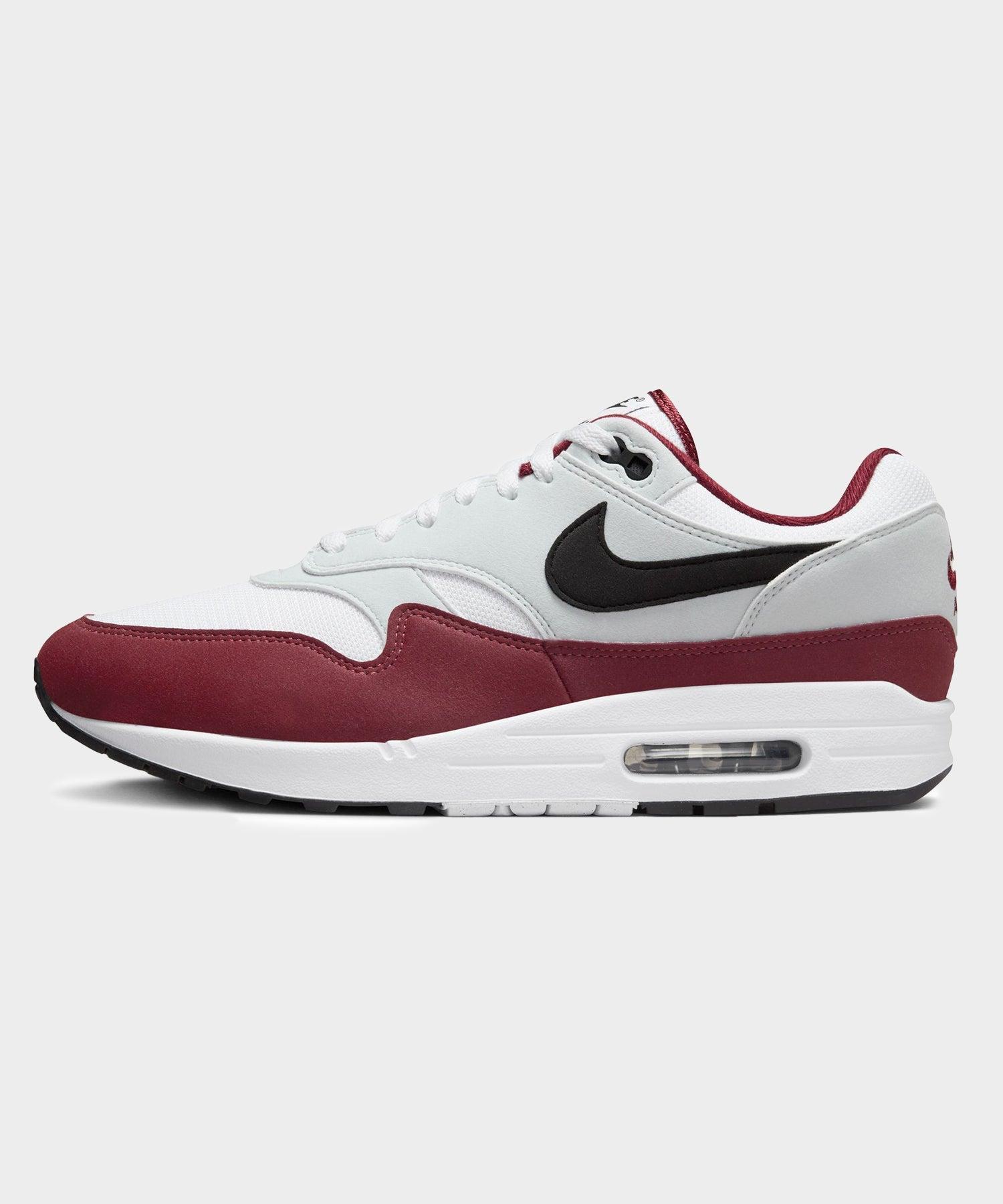 Nike Air Max 1 White / Dark Team Red Product Image