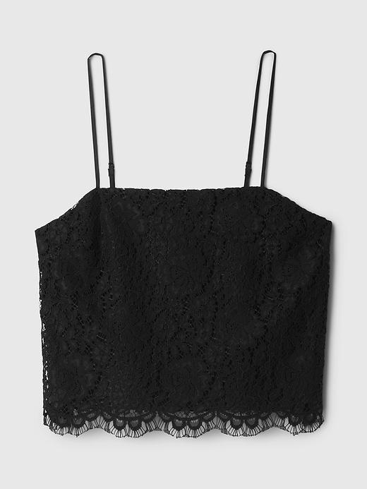 Lace Satin Shell Cami Product Image