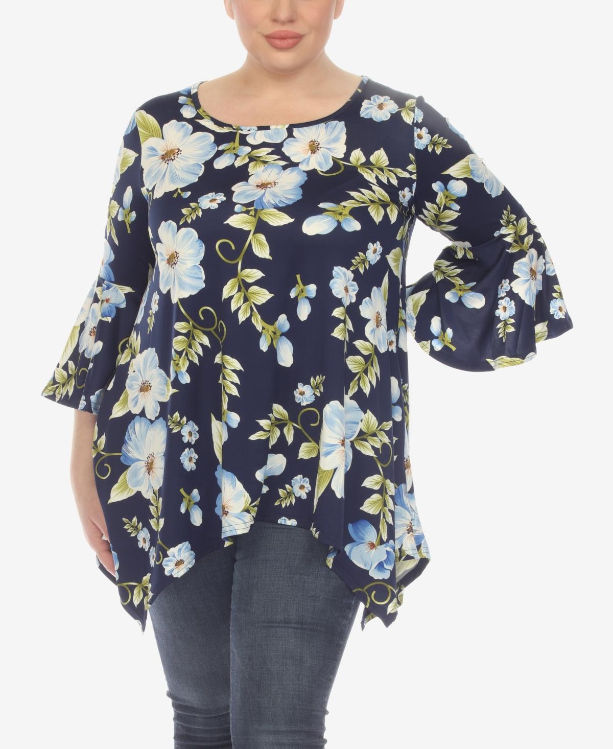 White Mark Plus Size Blanche Tunic Top Product Image