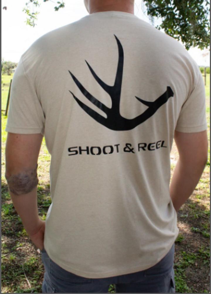 SALE Shoot & Reel® Men's S/S Antler Tee - Multiple Colors Product Image