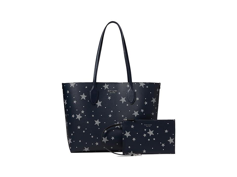 Kate Spade New York Bleecker Starlight Printed PVC Large Tote (Blazer Multi) Handbags Product Image