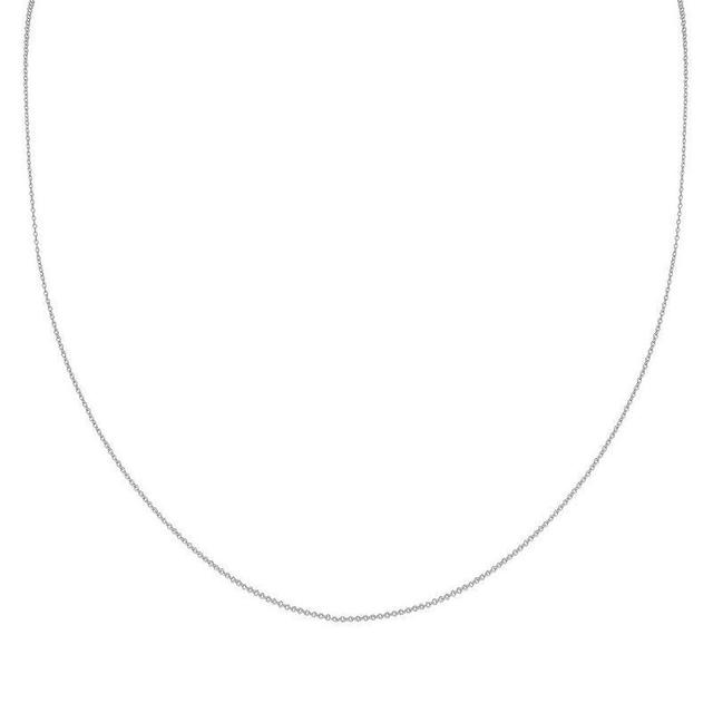 14k Gold Oval Link Chain Necklace, Womens White Product Image