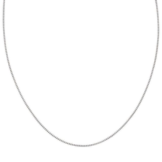 Sterling Silver Popcorn Chain Necklace - 24 in., Womens Grey Product Image